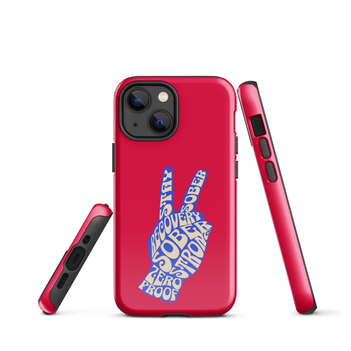 Peace & Sober Recovery Phone Case fit detail (view 9)