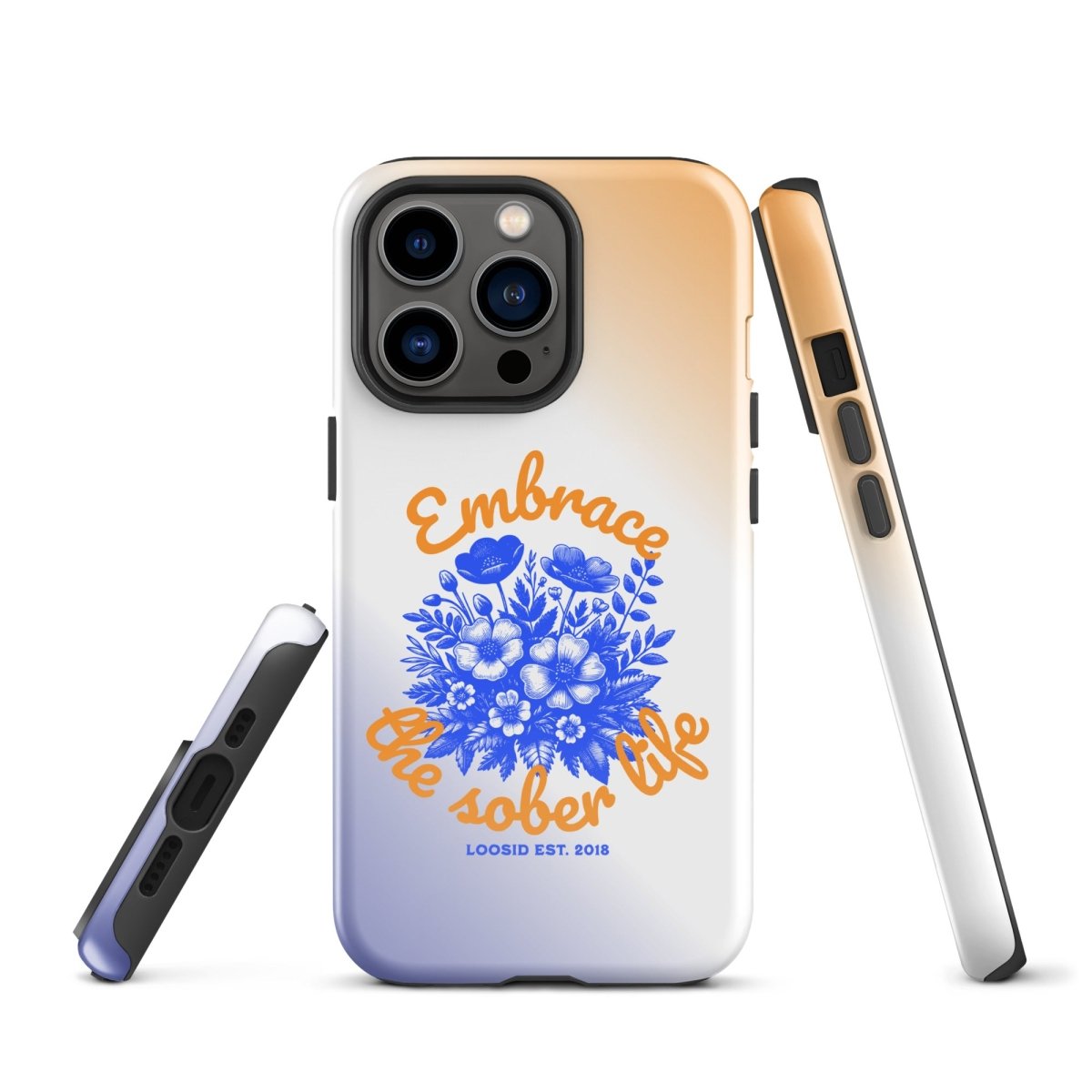 Embrace Sobriety Recovery Phone Case featuring the design (view 11)