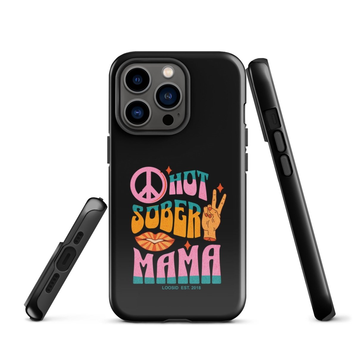 Hot Sober Mama Recovery Phone Case featuring the design (view 11)