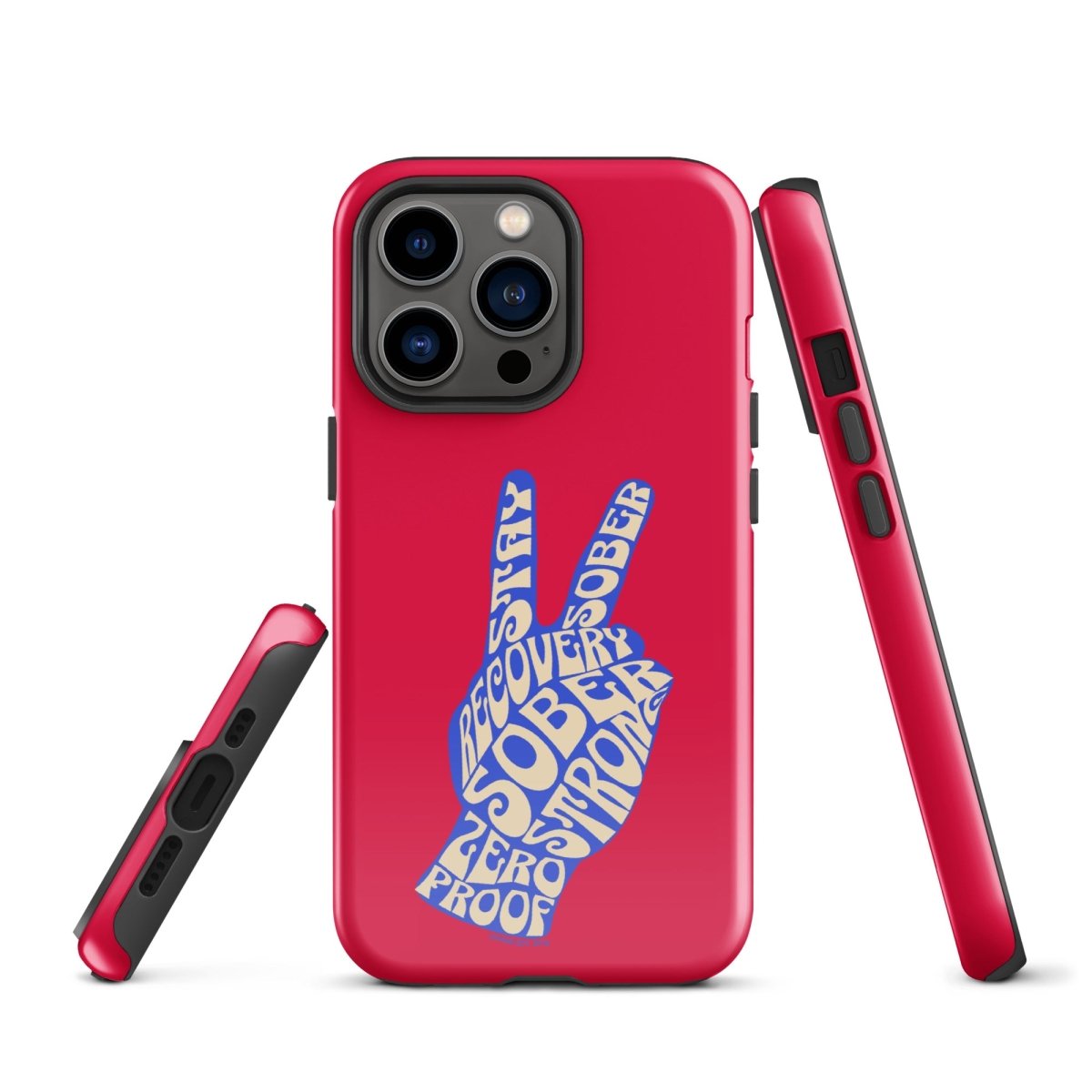 Peace & Sober Tough Case for iPhone®