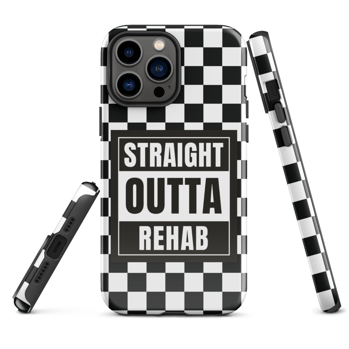 Straight outta of Rehab Recovery Phone Case close-up view (view 12)