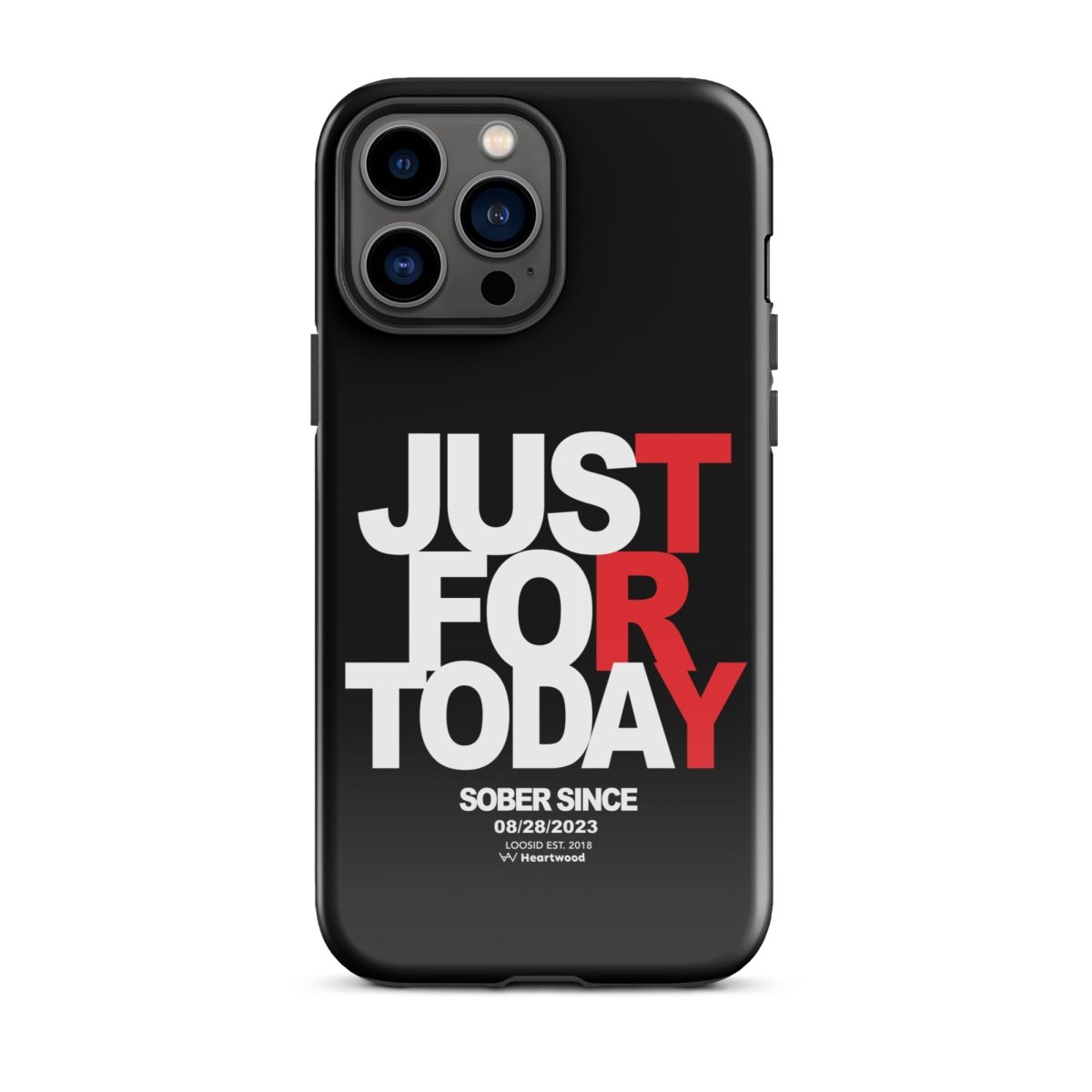 Just For Today Recovery Phone Case close-up view (view 12)