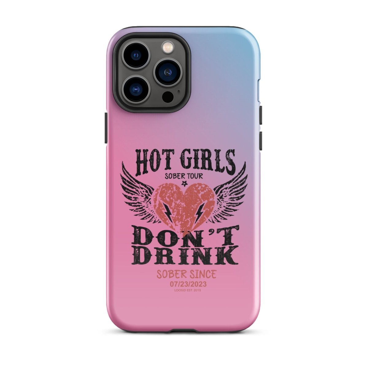 Hot Girls Don't Drink Recovery Phone Case featuring the design (view 11)
