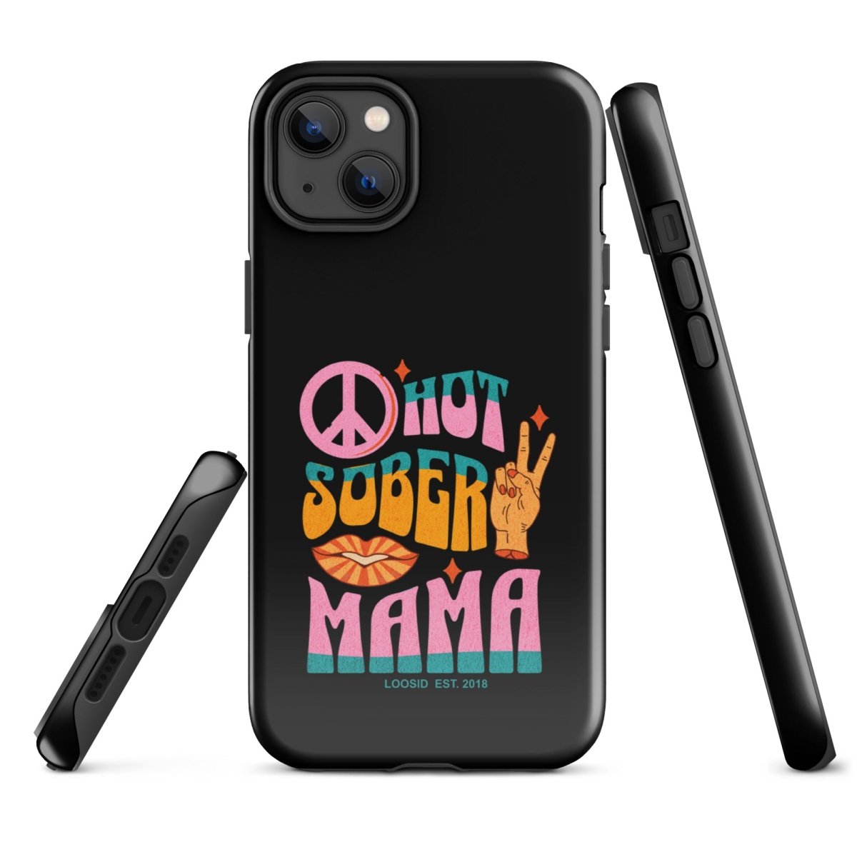 Hot Sober Mama Recovery Phone Case graphic detail (view 14)