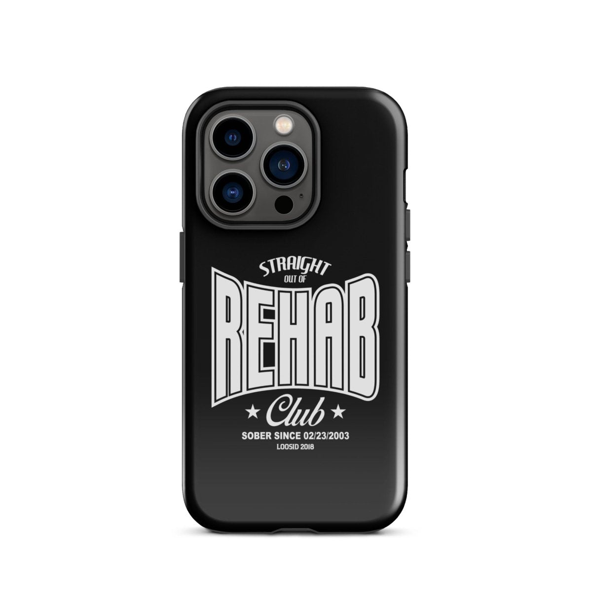 Straight Out of Rehab Recovery Phone Case lifestyle view (view 15)