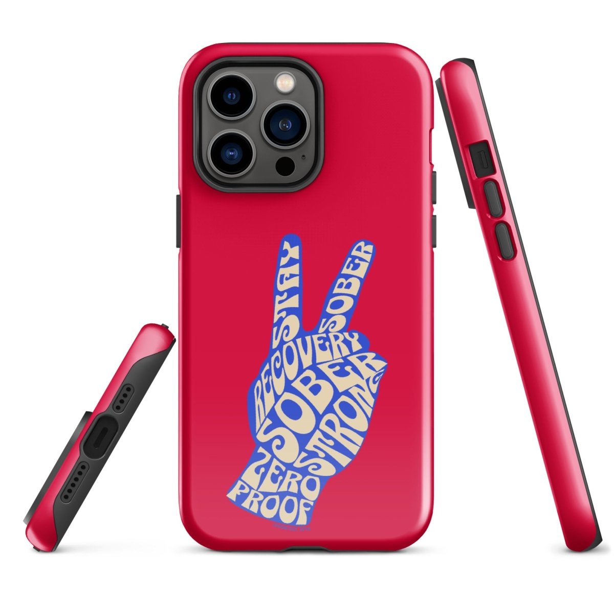 Peace & Sober Tough Case for iPhone®