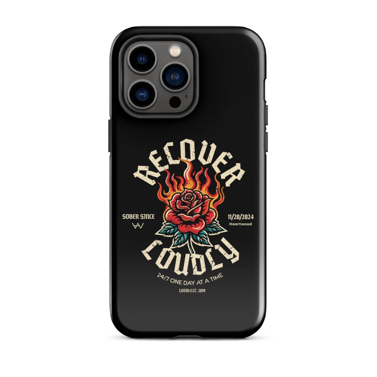 Recover Loudly Recovery Phone Case lifestyle view (view 15)