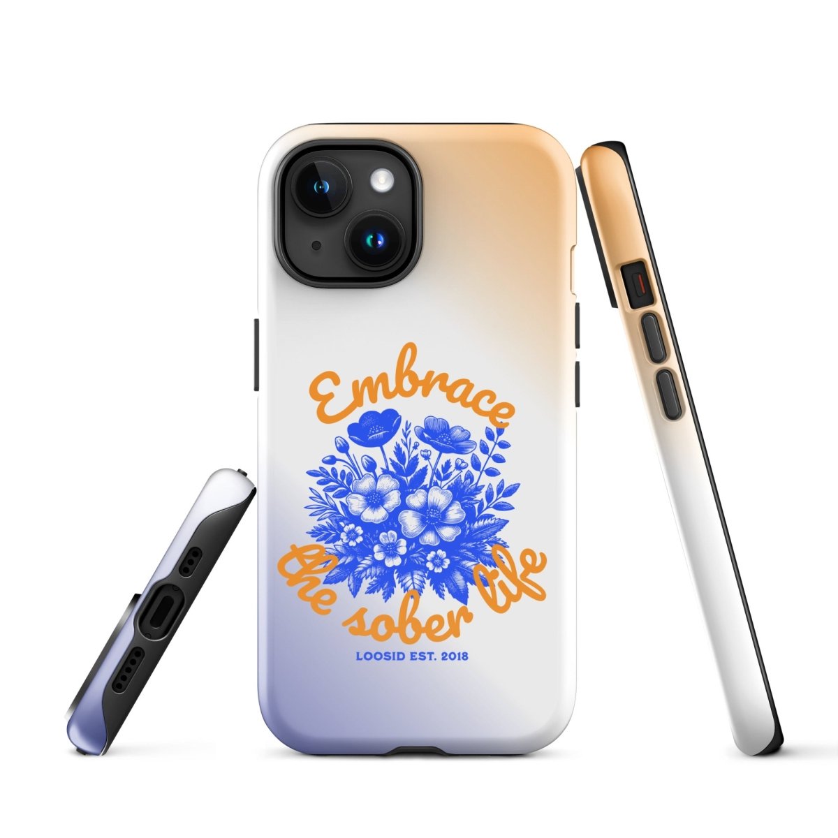 Embrace Sobriety Recovery Phone Case back view (view 17)