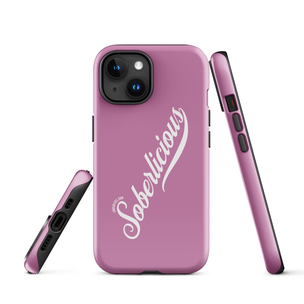 Soberlicious Recovery Phone Case back view (view 17)