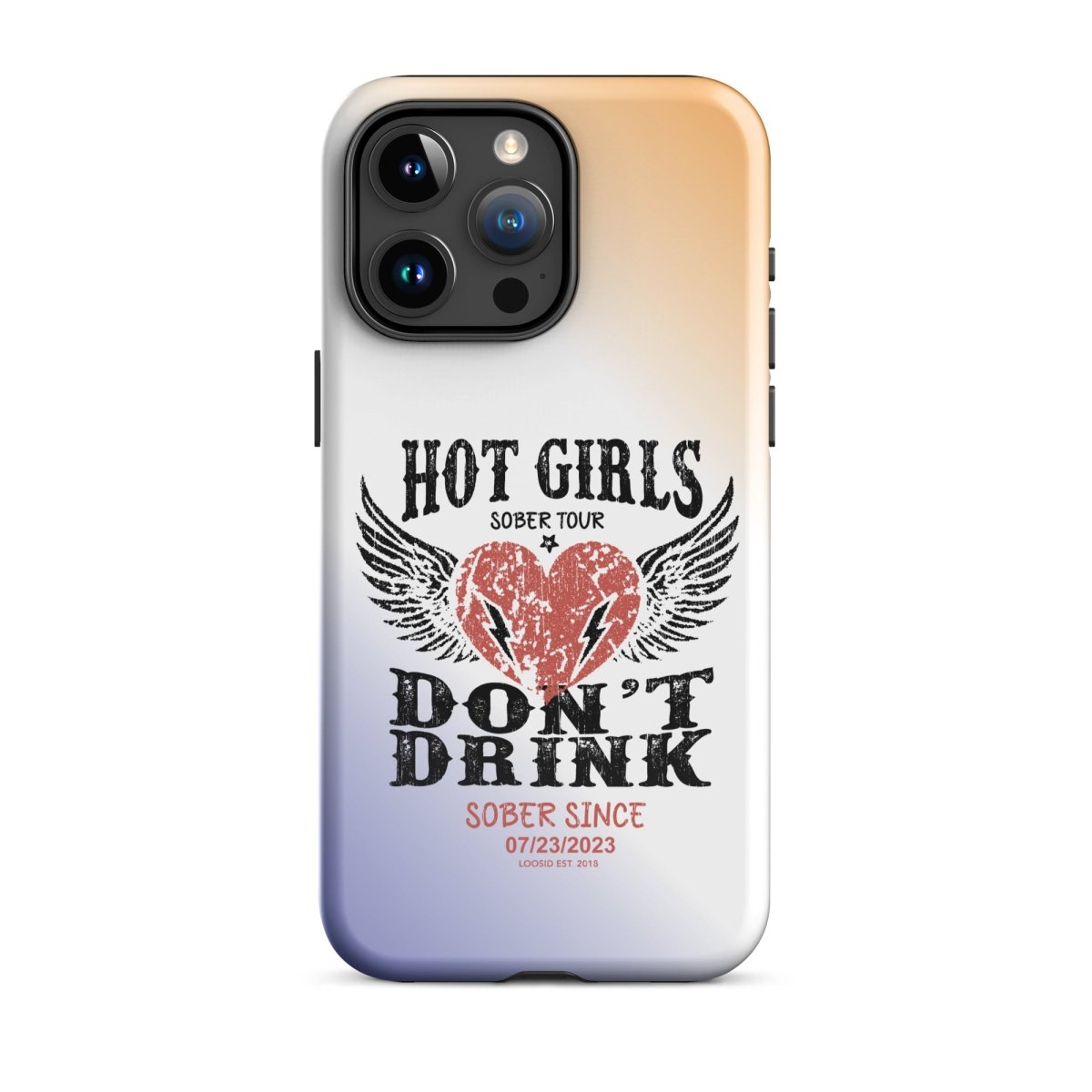 Hot Girls Don't Drink Recovery Phone Case product photo (view 20)
