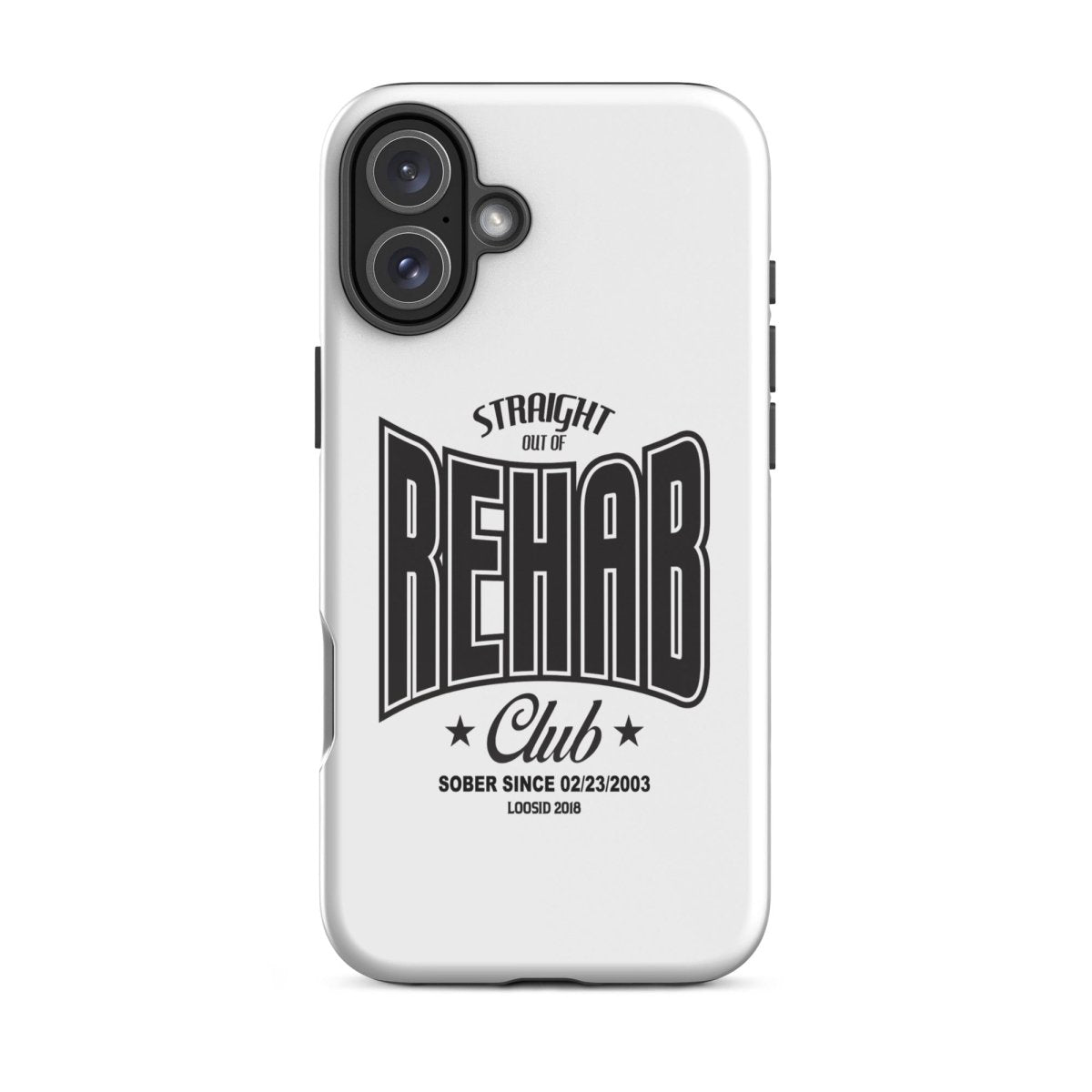 Straight Out of Rehab Recovery Phone Case featuring the design (view 21)