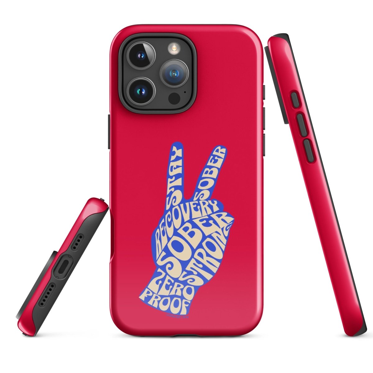 Peace & Sober Tough Case for iPhone®