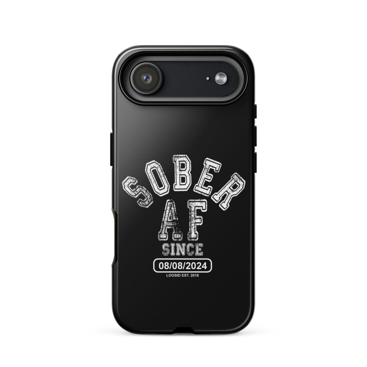 Sober AF Recovery Phone Case side view (view 26)
