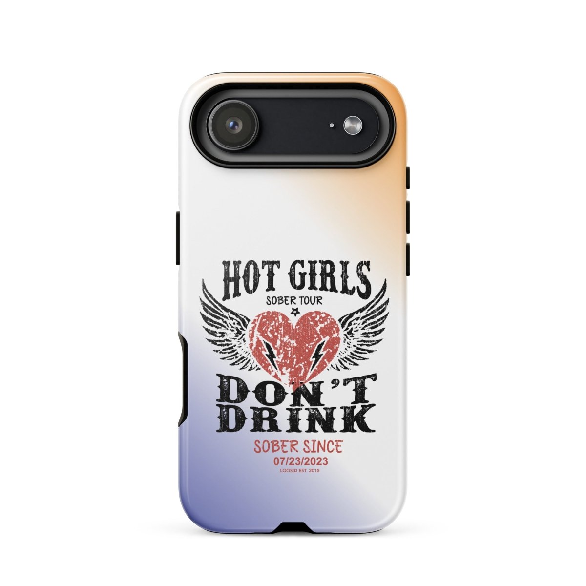 Hot Girls Don't Drink Recovery Phone Case side view (view 26)