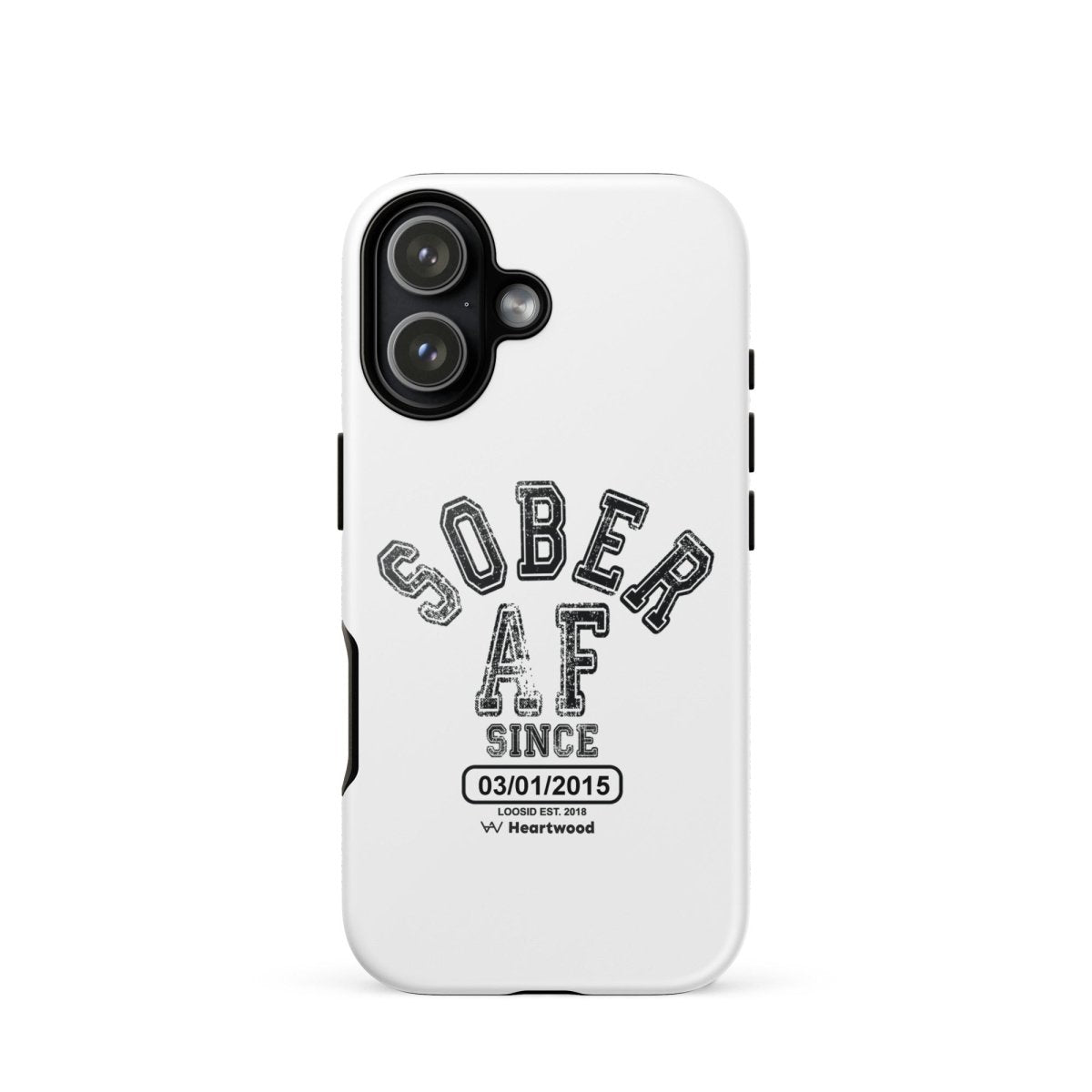 Sober AF Recovery Phone Case graphic detail (view 24)