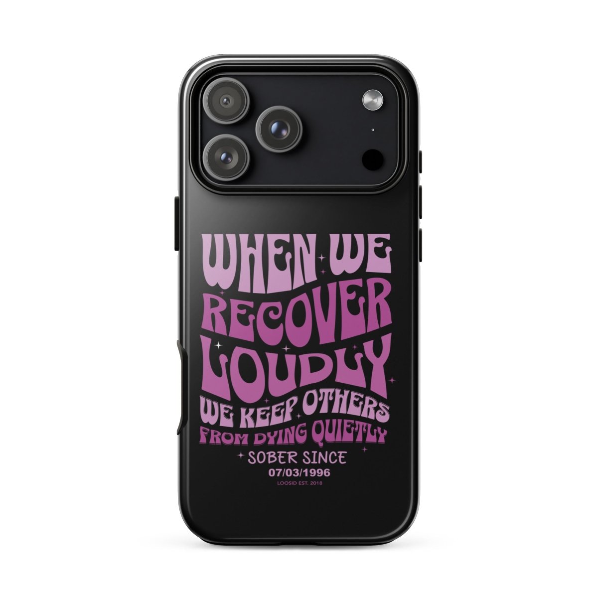 When We Recover Loud Recovery Phone Case packaging detail (view 28)