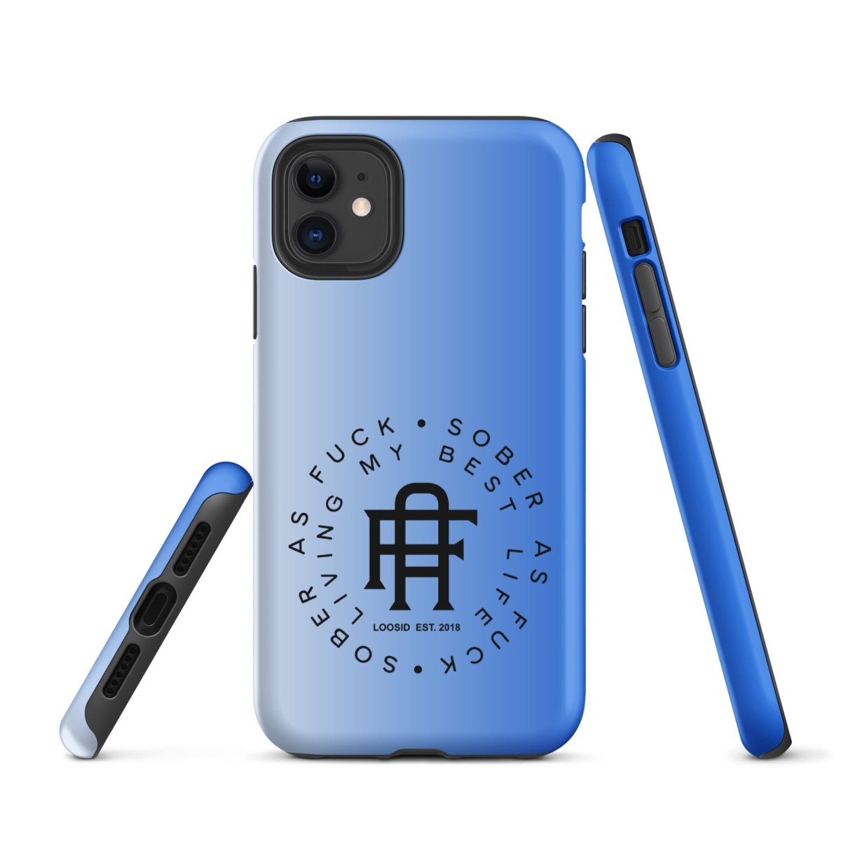 Living My Best Life Recovery Phone Case close-up view (view 2)