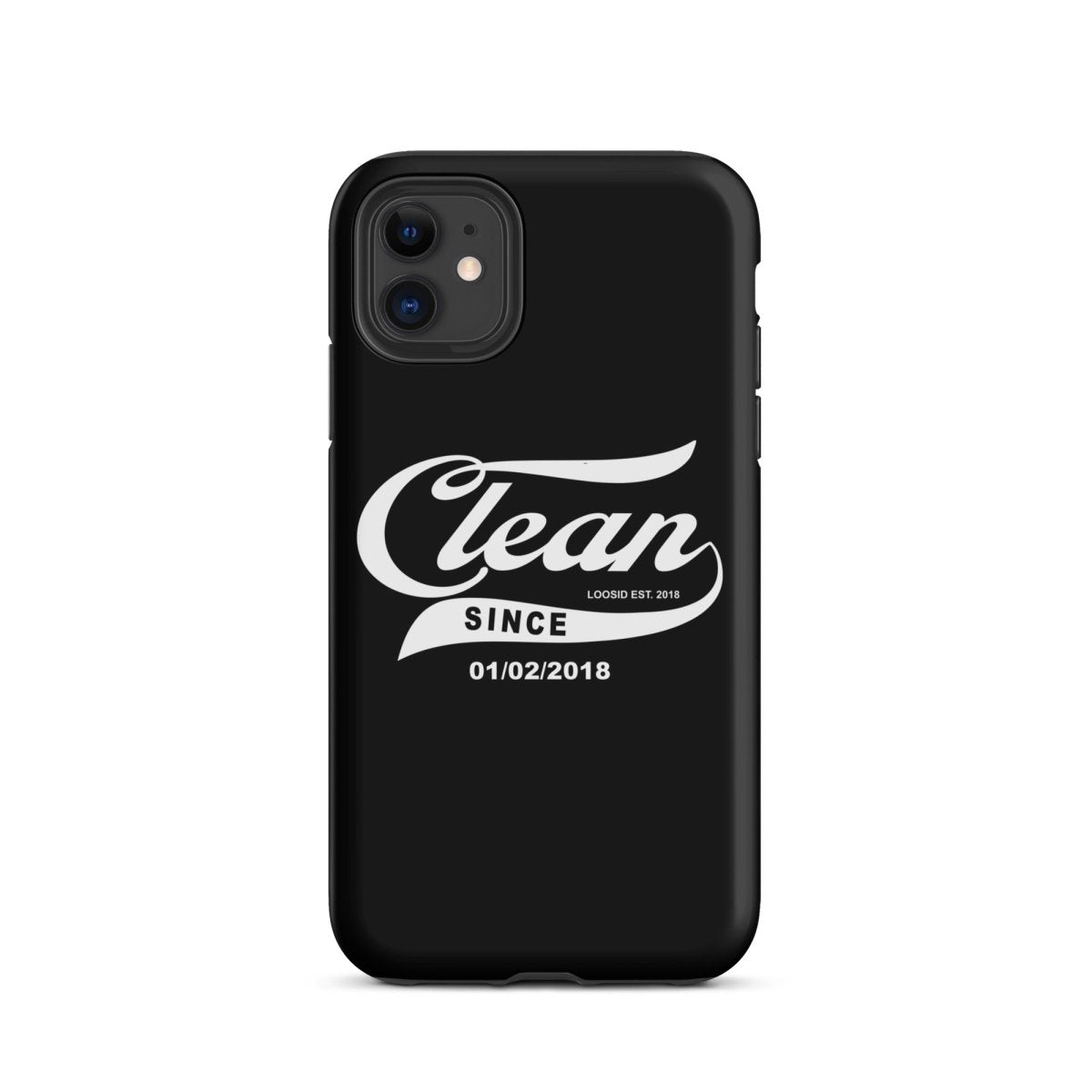Clean Since iPhone® case w/ Personalized Sobriety Date