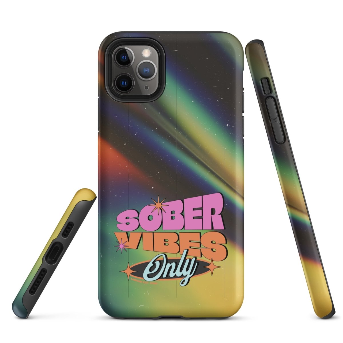 Sober Vibes Recovery Phone Case graphic detail (view 4)