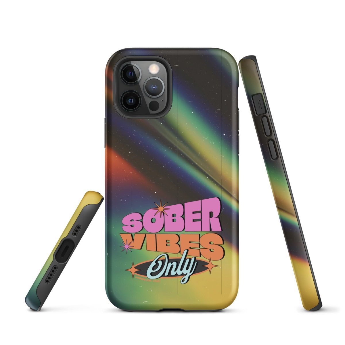 Sober Vibes Recovery Phone Case back view (view 7)