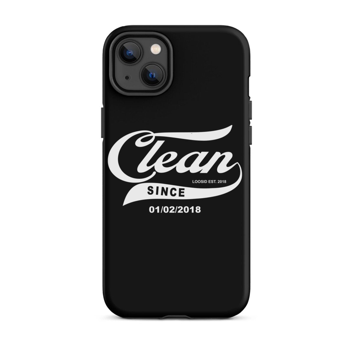 Clean Since Recovery Phone Case graphic detail (view 14)