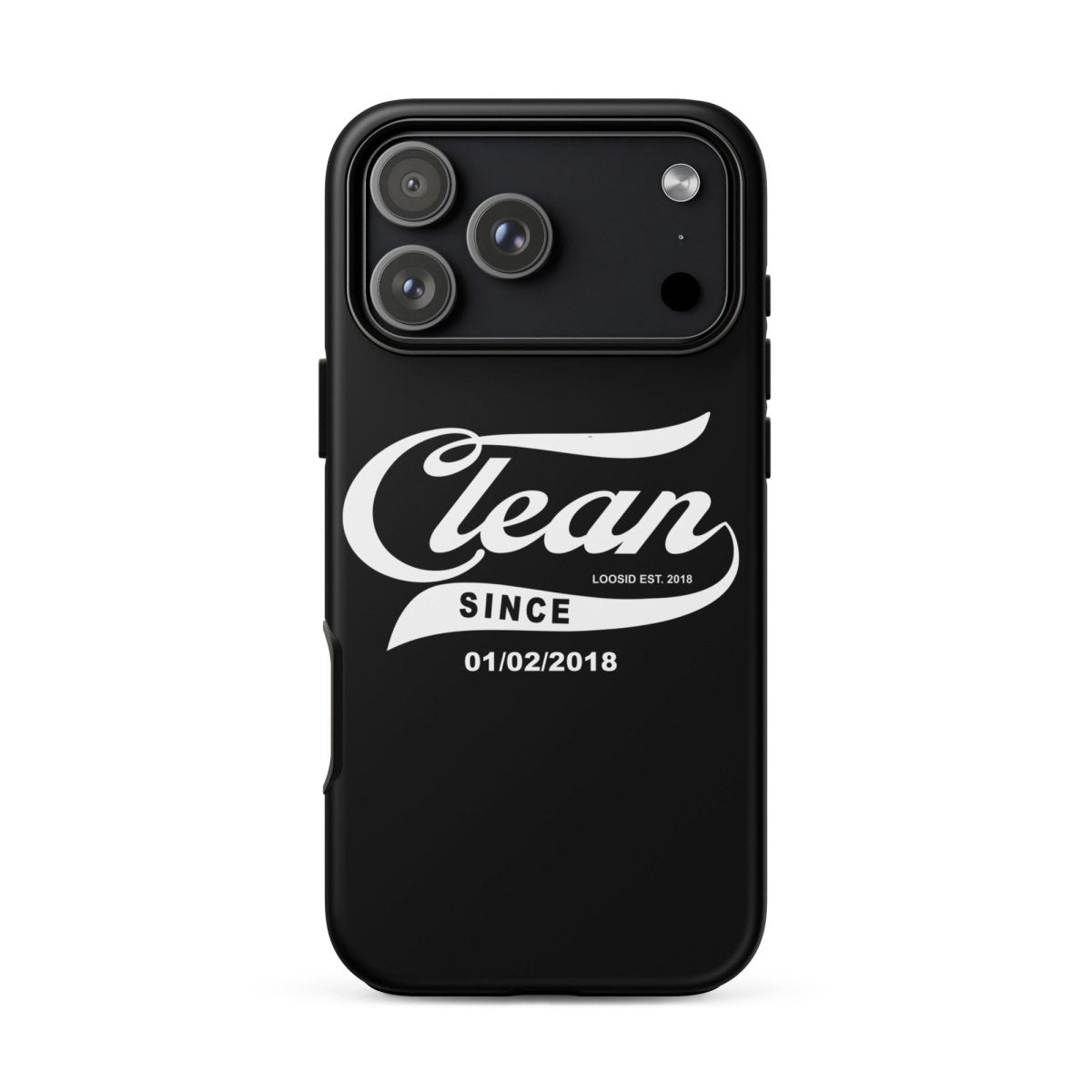 Clean Since Recovery Phone Case packaging detail (view 28)