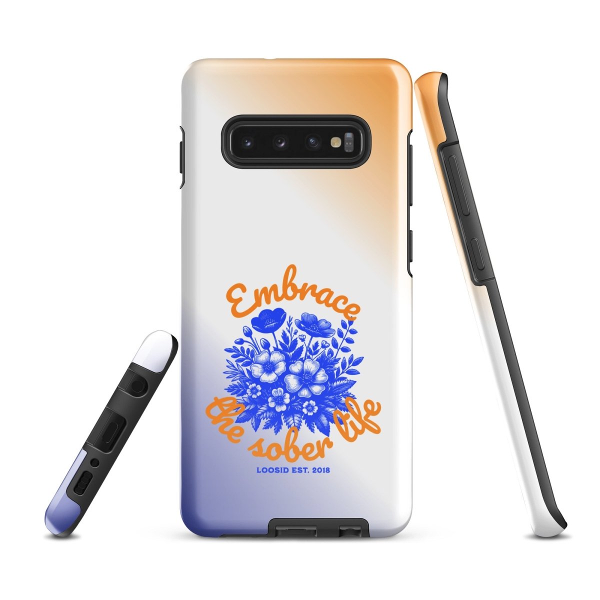 Embrace The Sober Life Recovery Phone Case lifestyle view (view 5)