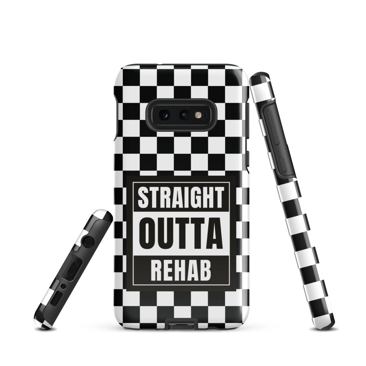 Straight Outta Rehab Recovery Phone Case graphic detail (view 4)
