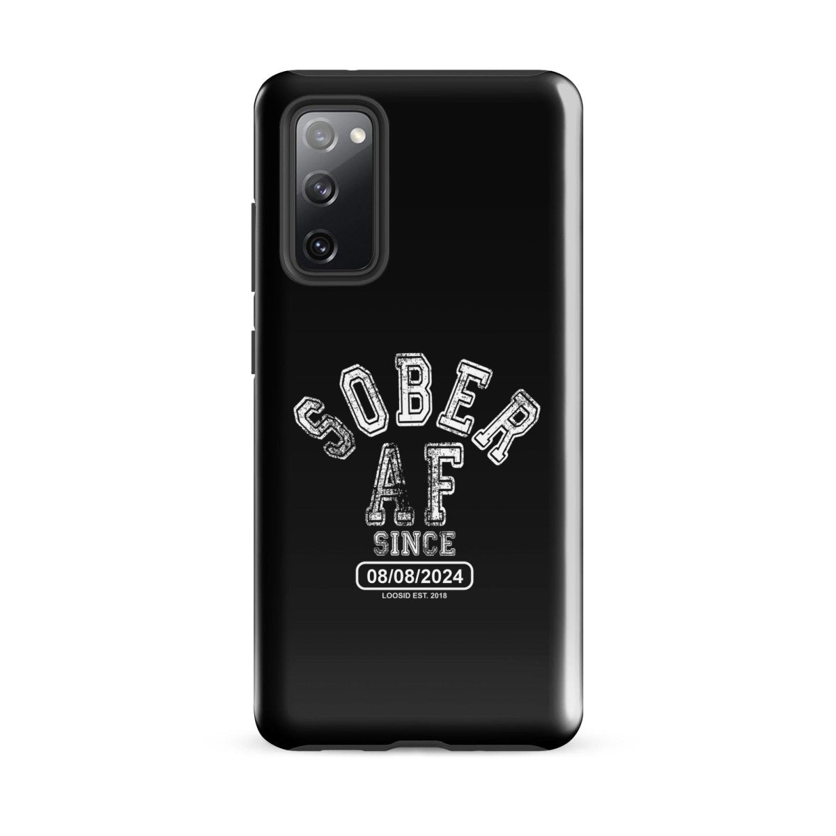 Loosid Sober AF Recovery Phone Case featuring the design