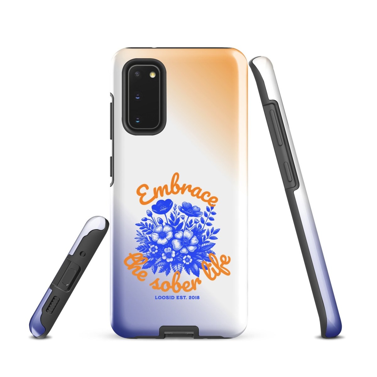 Embrace The Sober Life Recovery Phone Case side view (view 6)