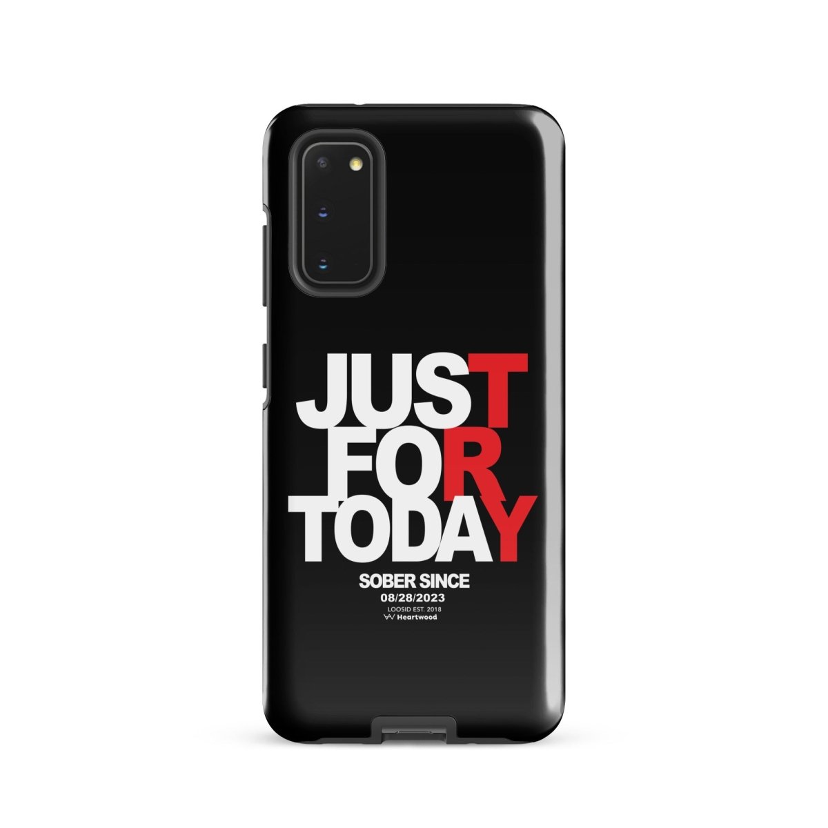 Just For Today Recovery Phone Case close-up view (view 2)