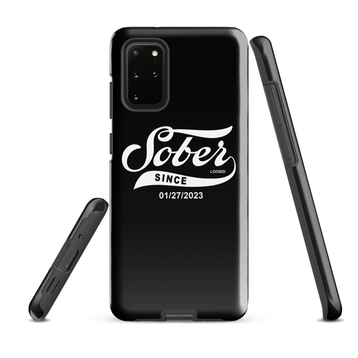 Sober Since Recovery Phone Case back view (view 7)