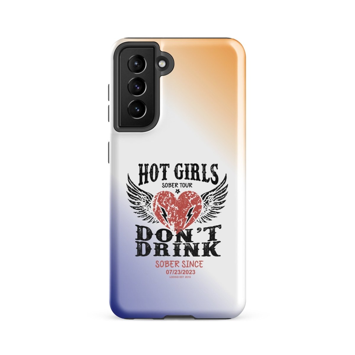 Hot Girls Don't Drink Recovery Phone Case lifestyle view (view 5)