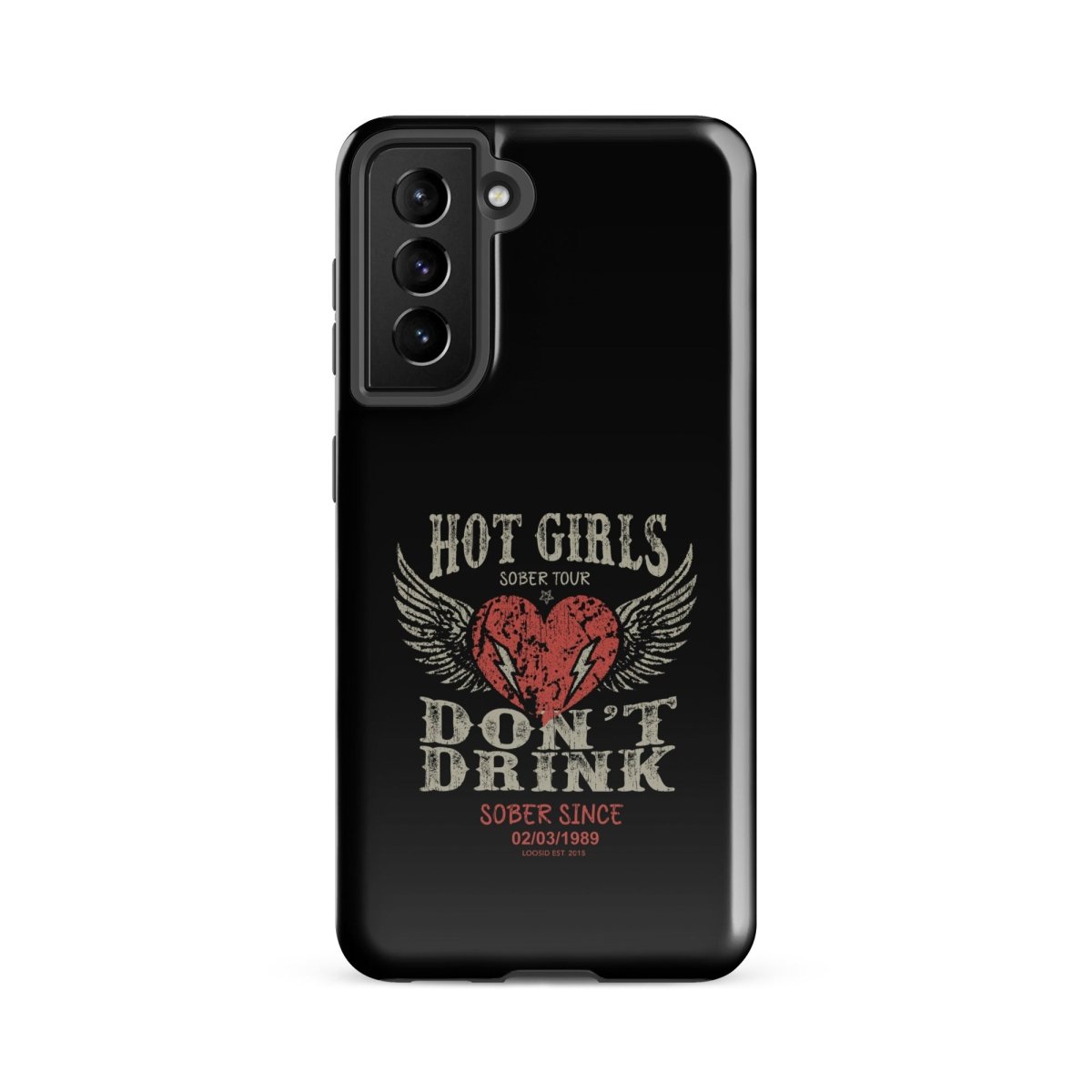 Hot Girls Don't Drink Recovery Phone Case lifestyle view (view 5)