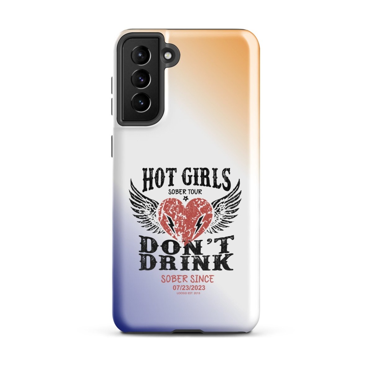 Hot Girls Don't Drink Recovery Phone Case side view (view 6)