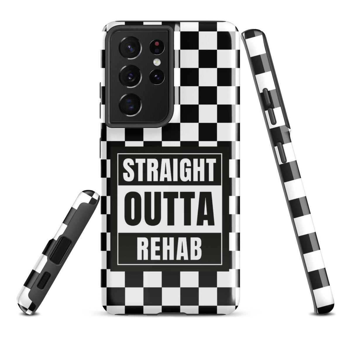 Straight Outta Rehab Recovery Phone Case close-up view (view 12)