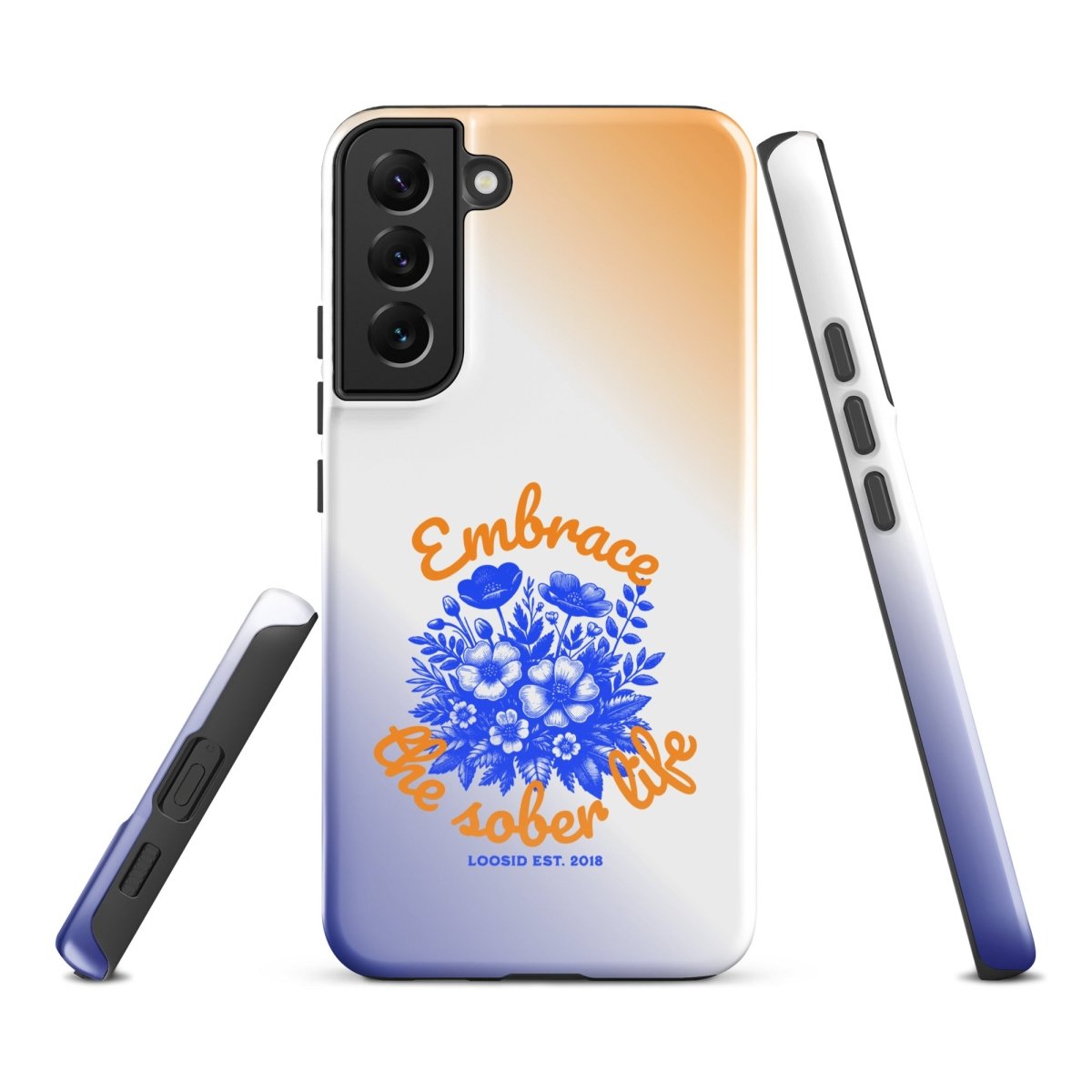 Embrace The Sober Life Recovery Phone Case lifestyle view (view 15)