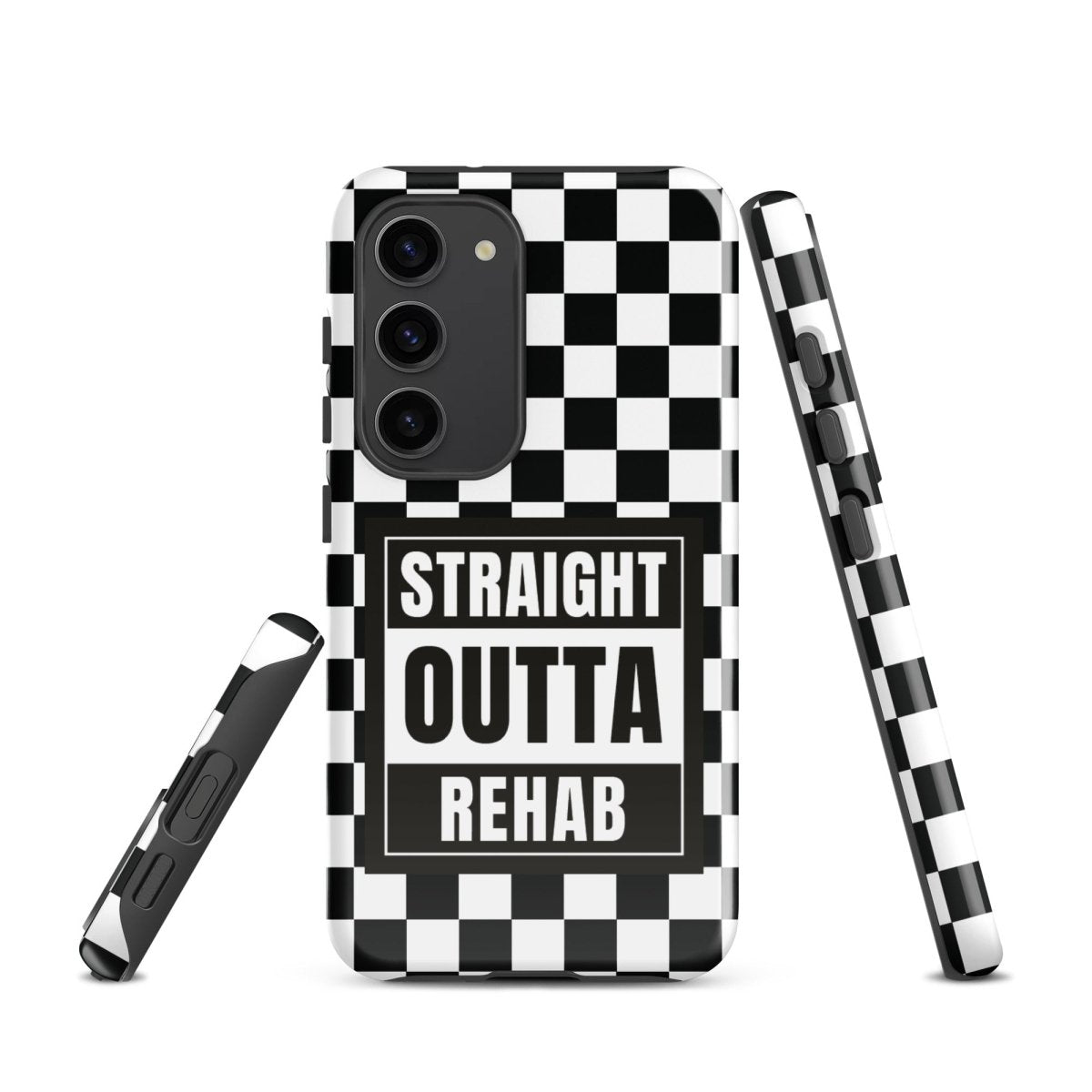 Straight Outta Rehab Recovery Phone Case back view (view 17)