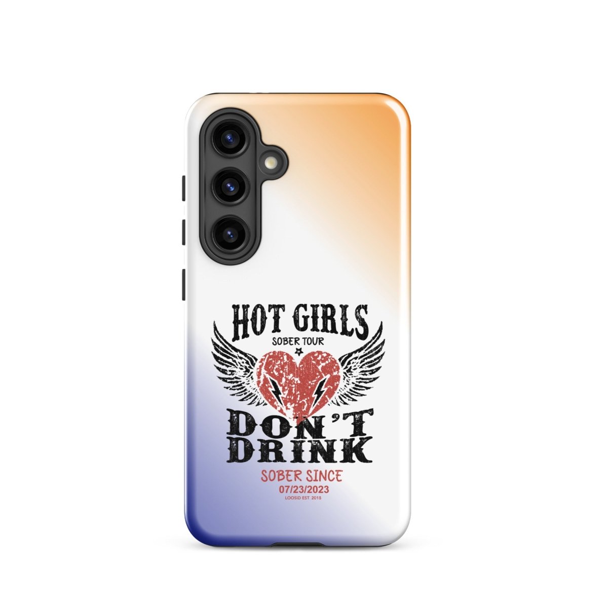 Hot Girls Don't Drink Recovery Phone Case lifestyle view (view 15)