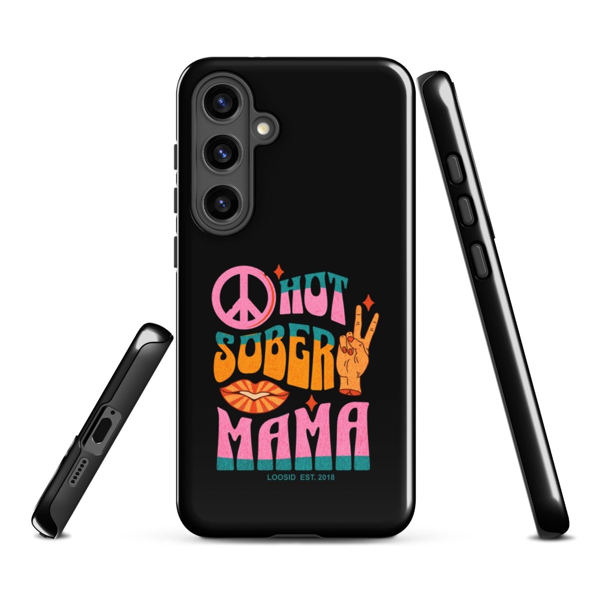 Hot Sober Mama Recovery Phone Case featuring the design (view 21)