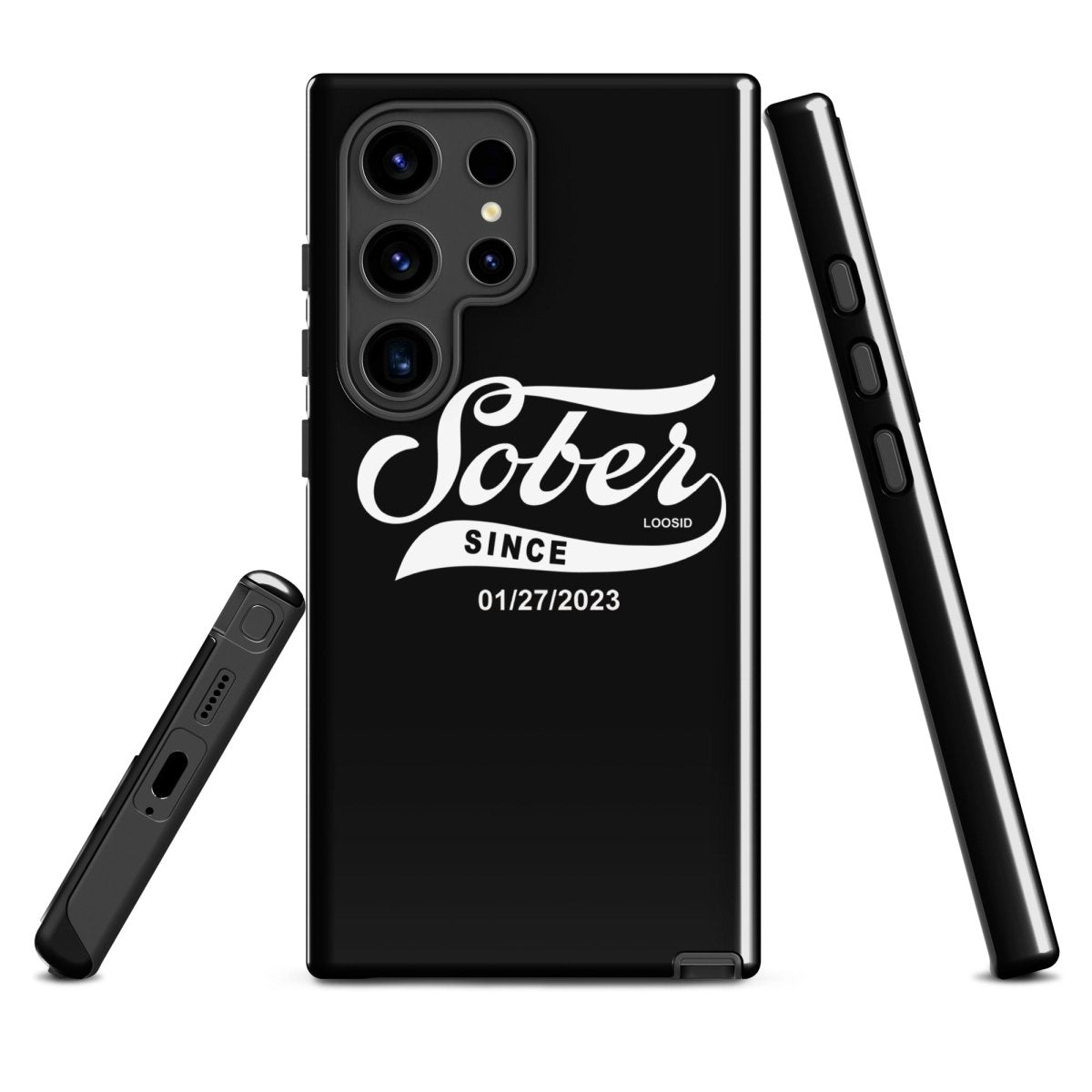 Sober Since Recovery Phone Case featuring the design (view 21)