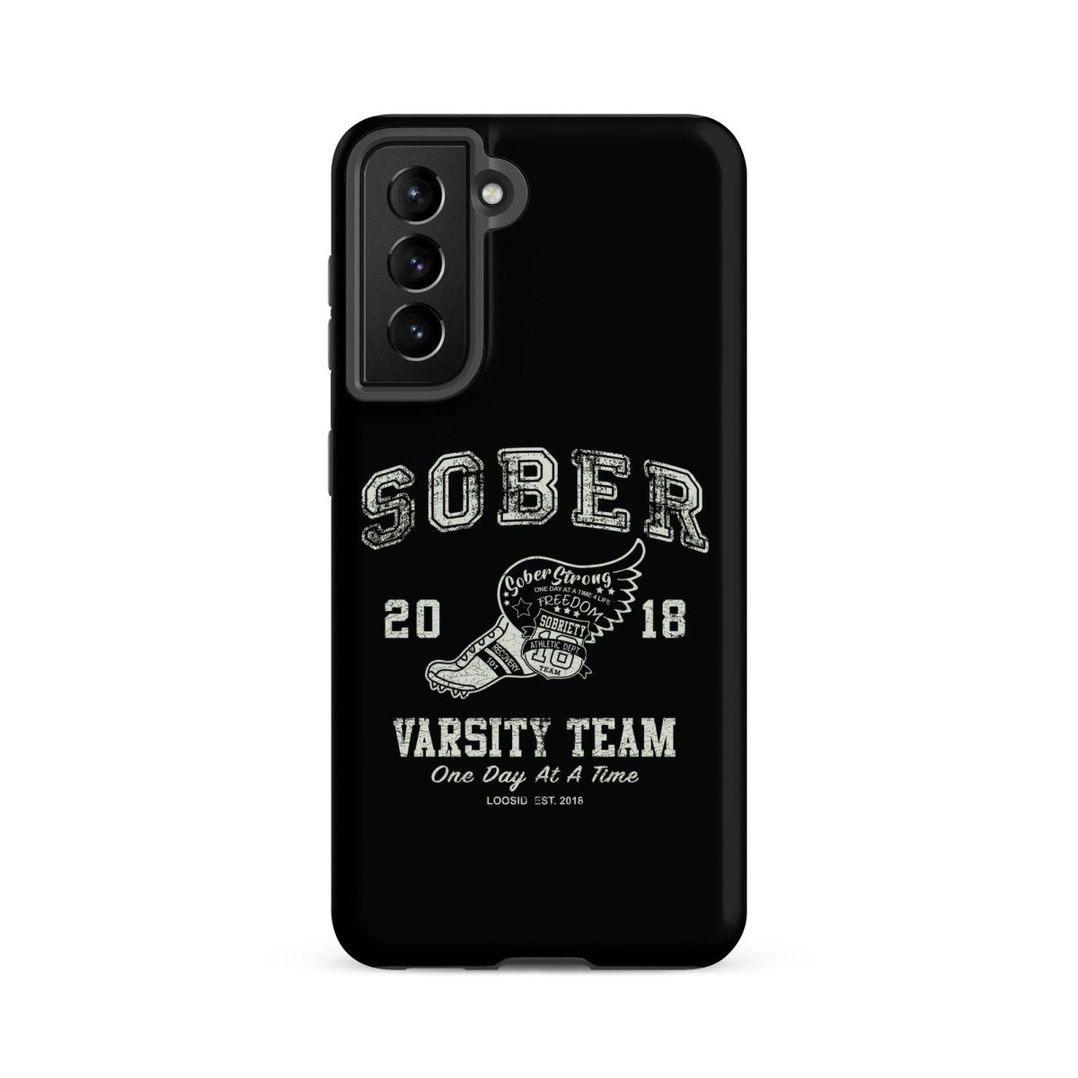 Varsity Recovery Phone Case flat lay styled image (view 13)