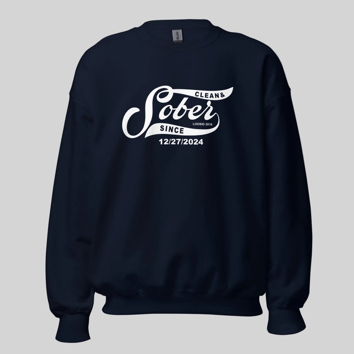 Sober Since Recovery Hoodie side view (view 6)