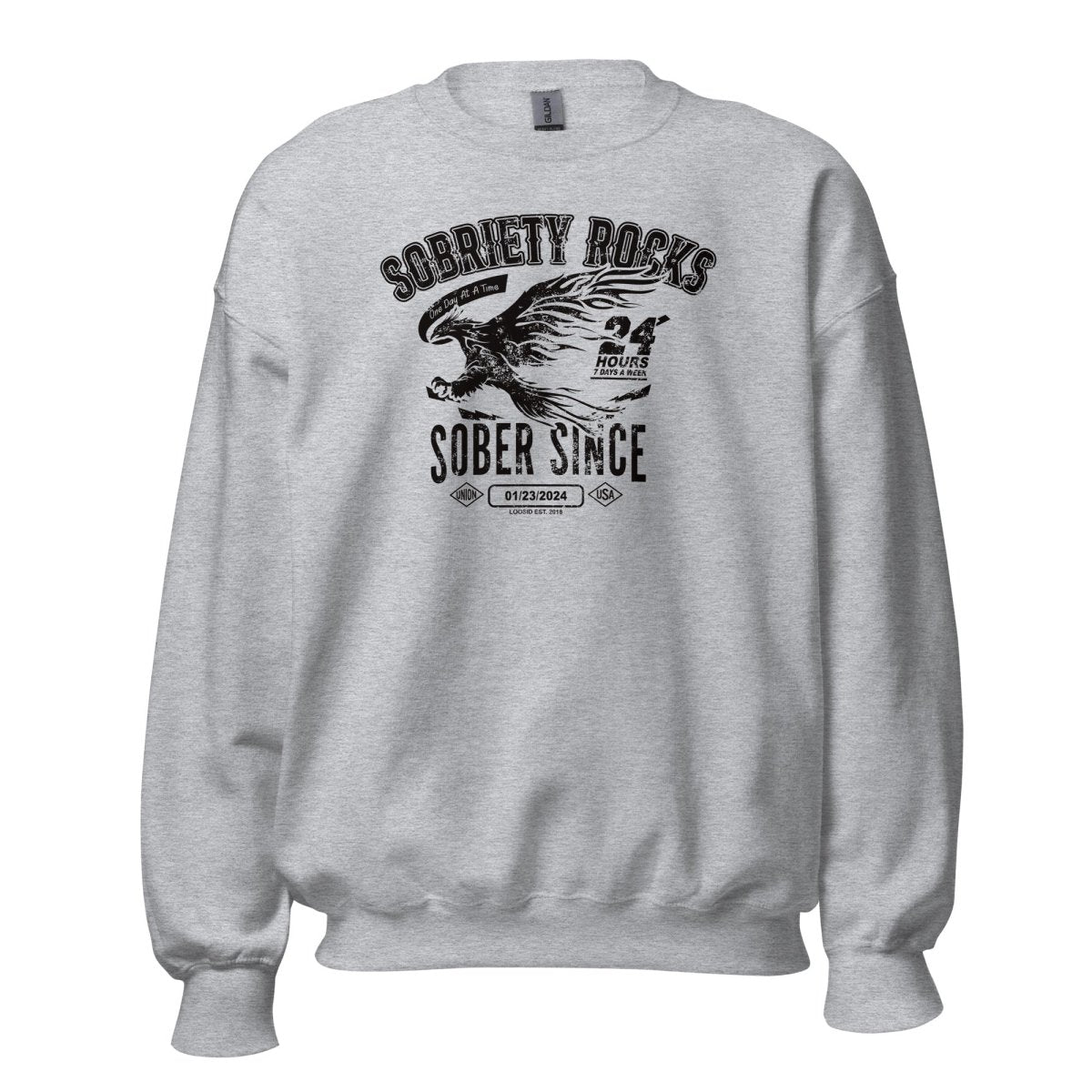 recovery sweater folded item