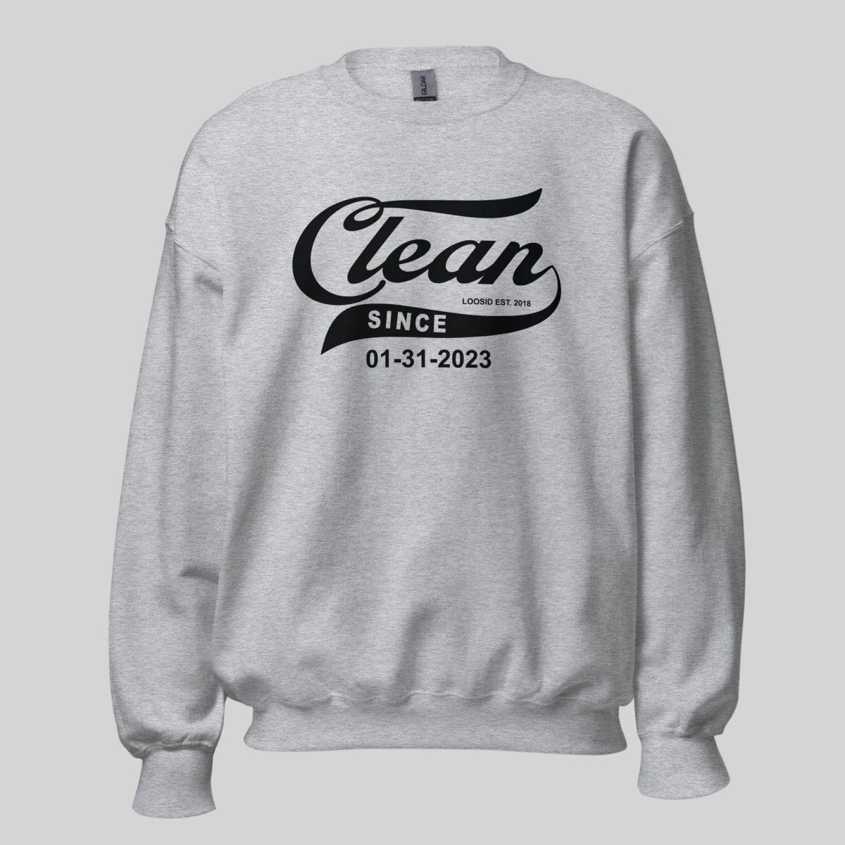 Clean Since Recovery Hoodie close-up view (view 22)