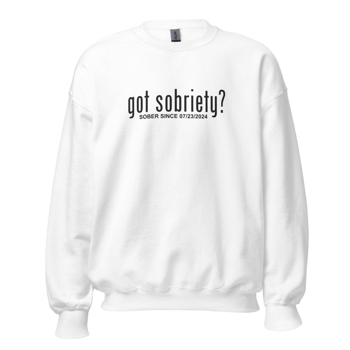 Women’s Sober Hoodie celebrating progress in sobriety journey