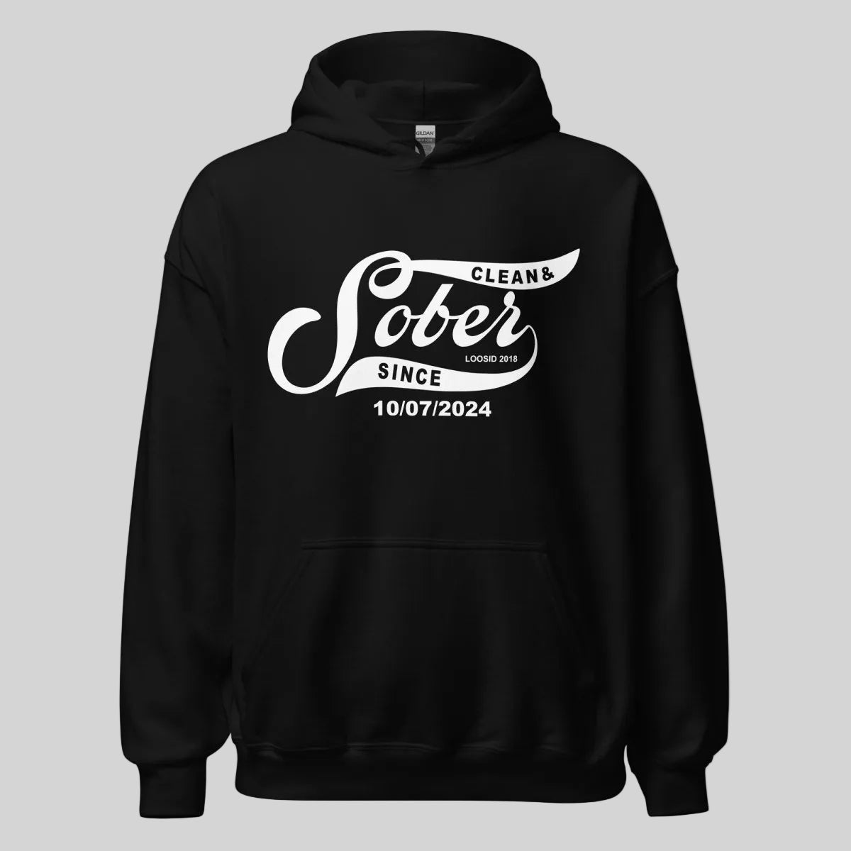 Recovery Hoodie | Sober Since Unisex Hoodie with Custom Sobriety Date