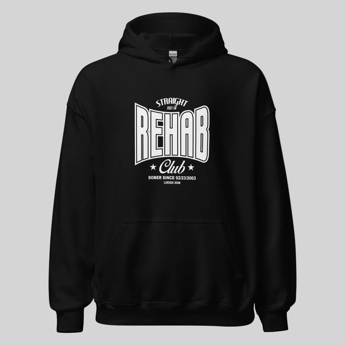 Rehab Recovery Hoodie featuring the design (view 21)