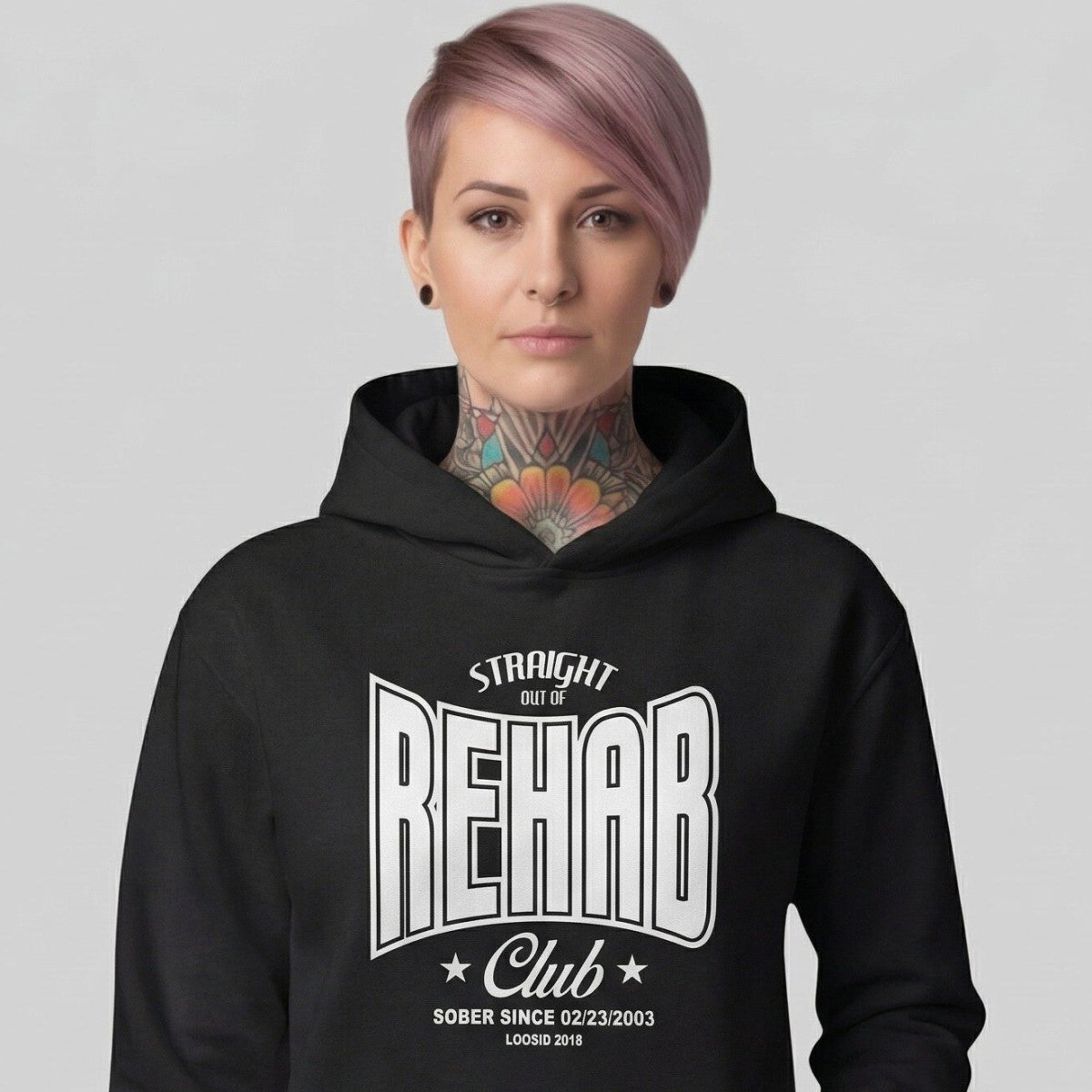 Recovery Hoodie | Women's Rehab Hoodie with Personalized Date