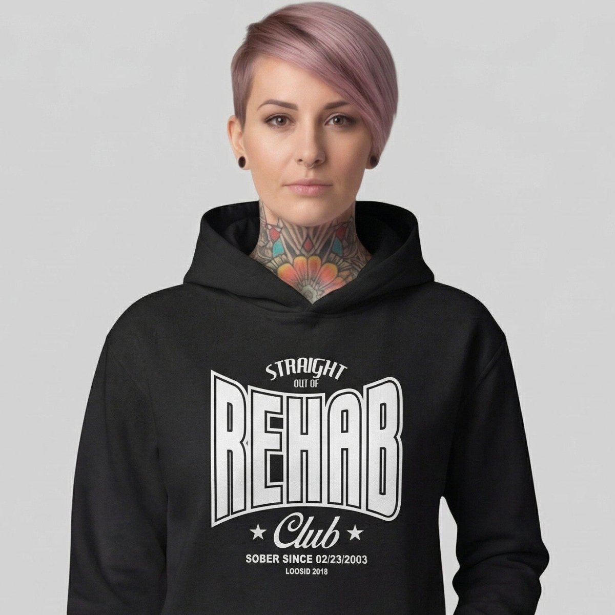 Recovery Hoodie | Women's Rehab Hoodie with Personalized Date